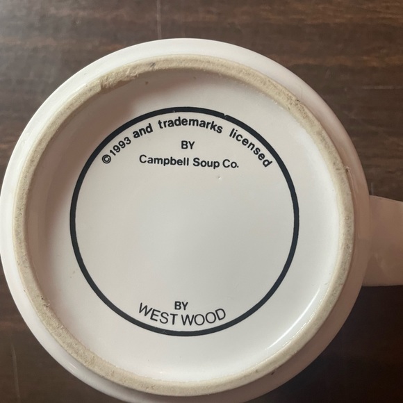 campbells Dining Vintage Campbells Soup Mug 4oz By Westwood 1993